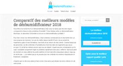 Desktop Screenshot of deshumidificateur.info