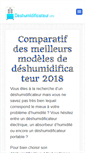 Mobile Screenshot of deshumidificateur.info