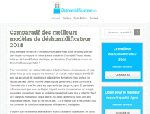 Tablet Screenshot of deshumidificateur.info